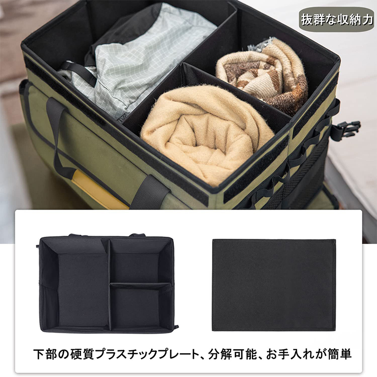 ネイチャーハイク 大容量ポケットデザイン折り畳み式トートバッグ-Naturehike