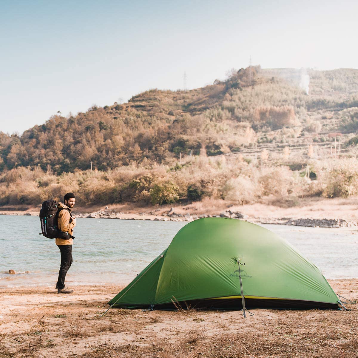 Naturehike Cloud Up2 テント 超軽量 2人用 20D 210T 二重層 耐