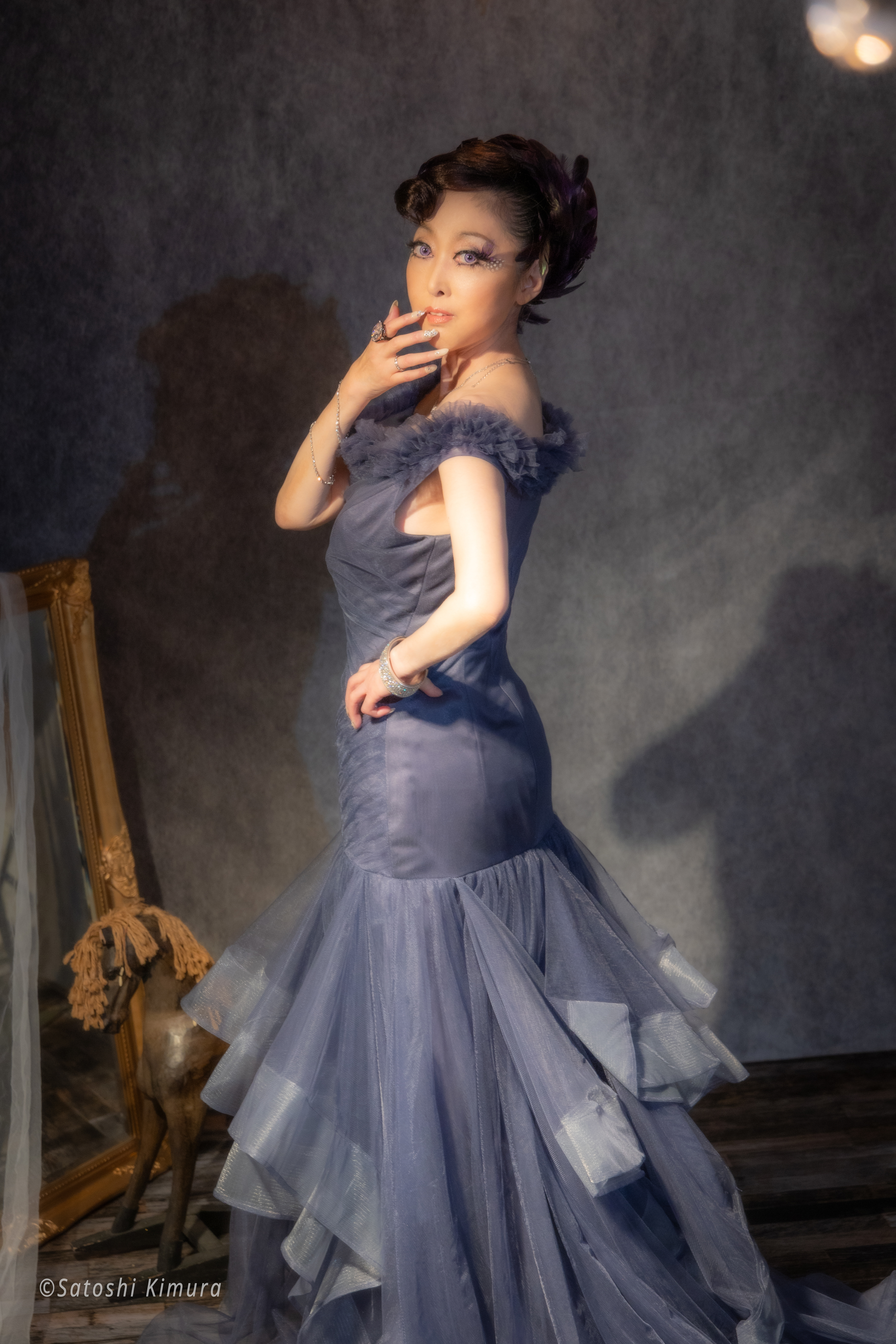 M×N collaboration dress　MN 1007 Navy