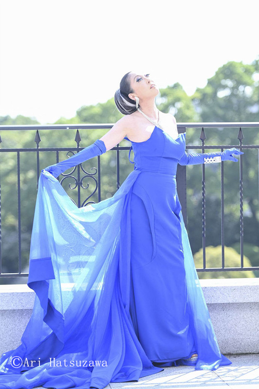 M×N collaboration dress　MN 1001 Blue