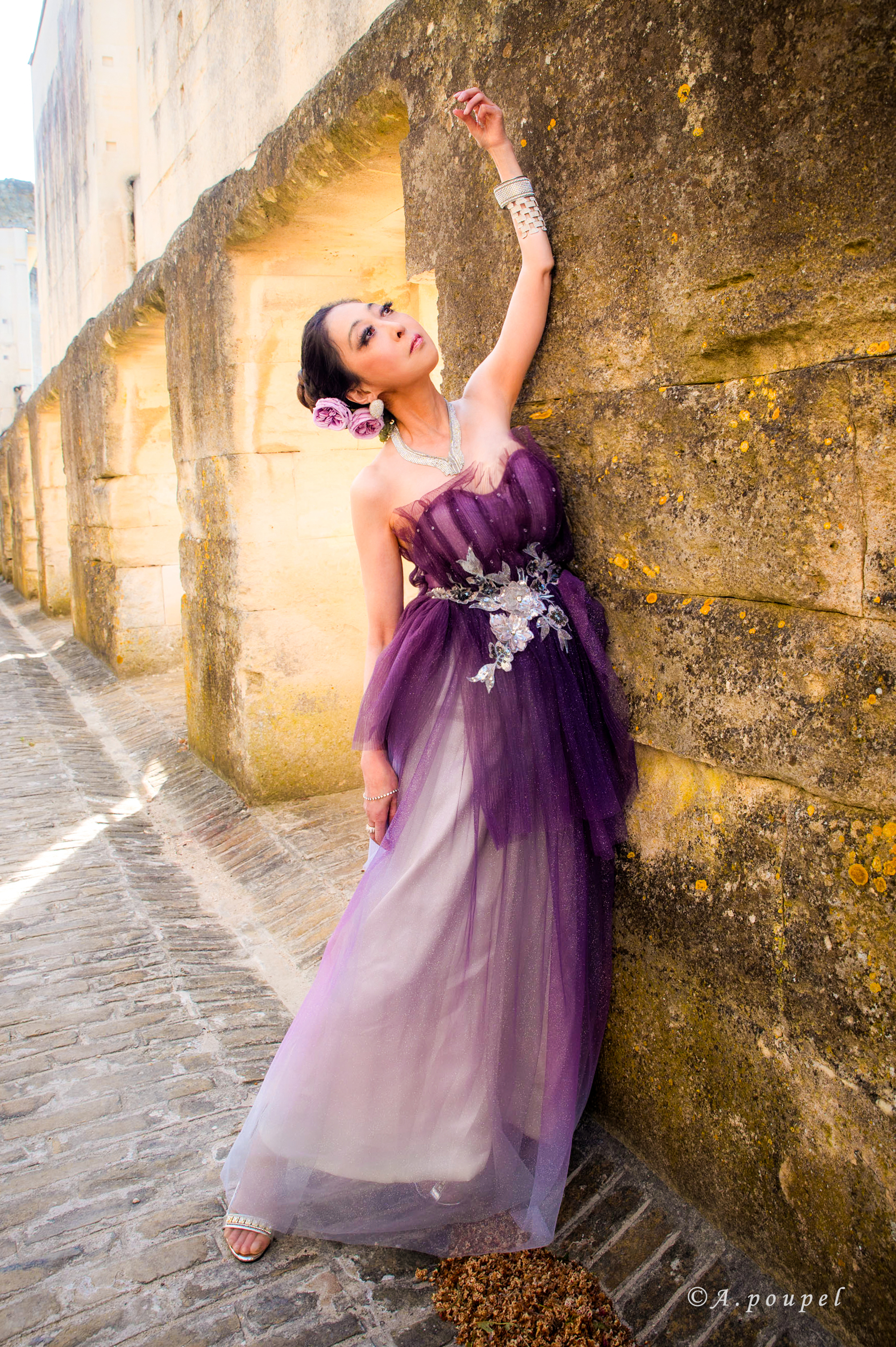 M×N collaboration dress　MN 1004 Purple