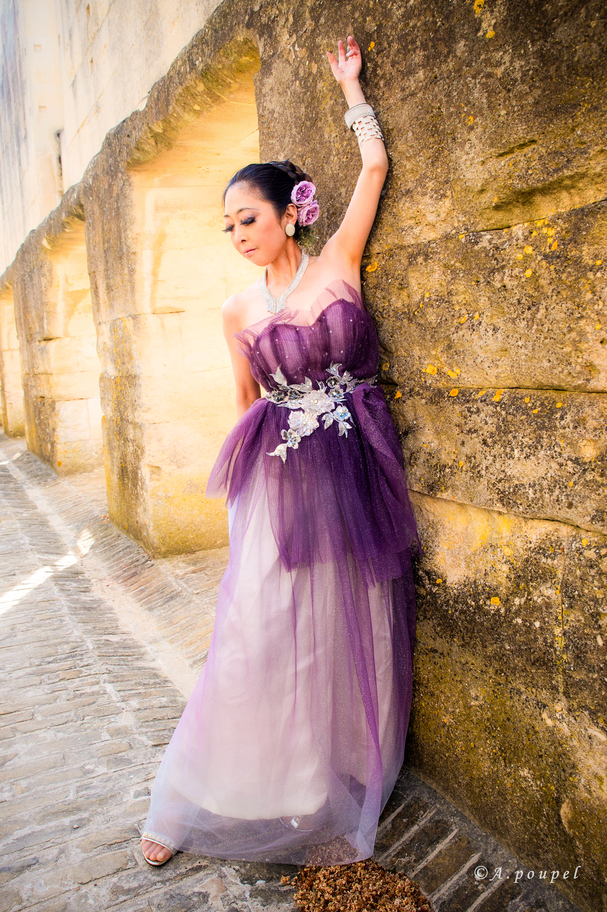 M×N collaboration dress　MN 1004 Purple