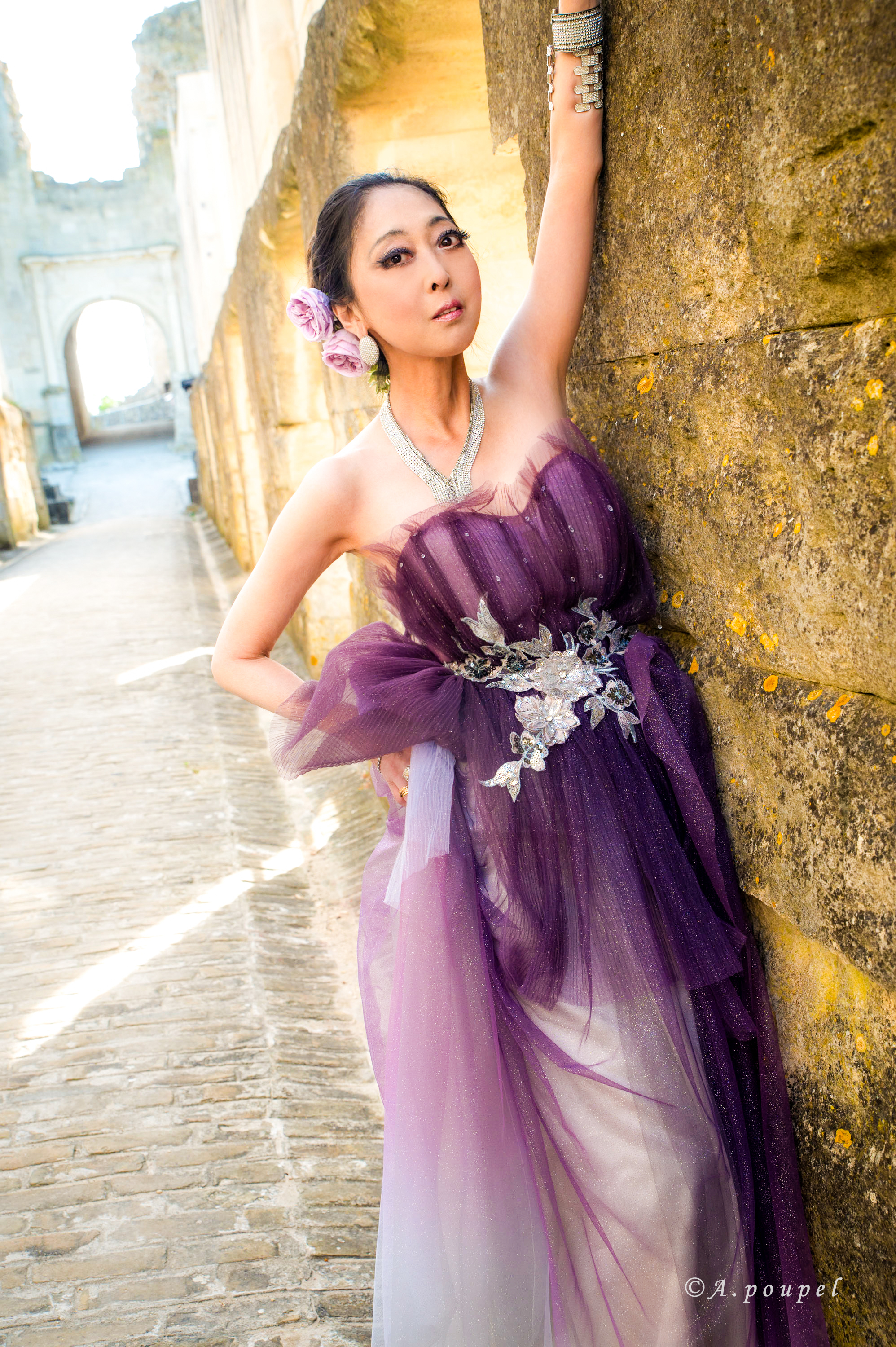 M×N collaboration dress　MN 1004 Purple