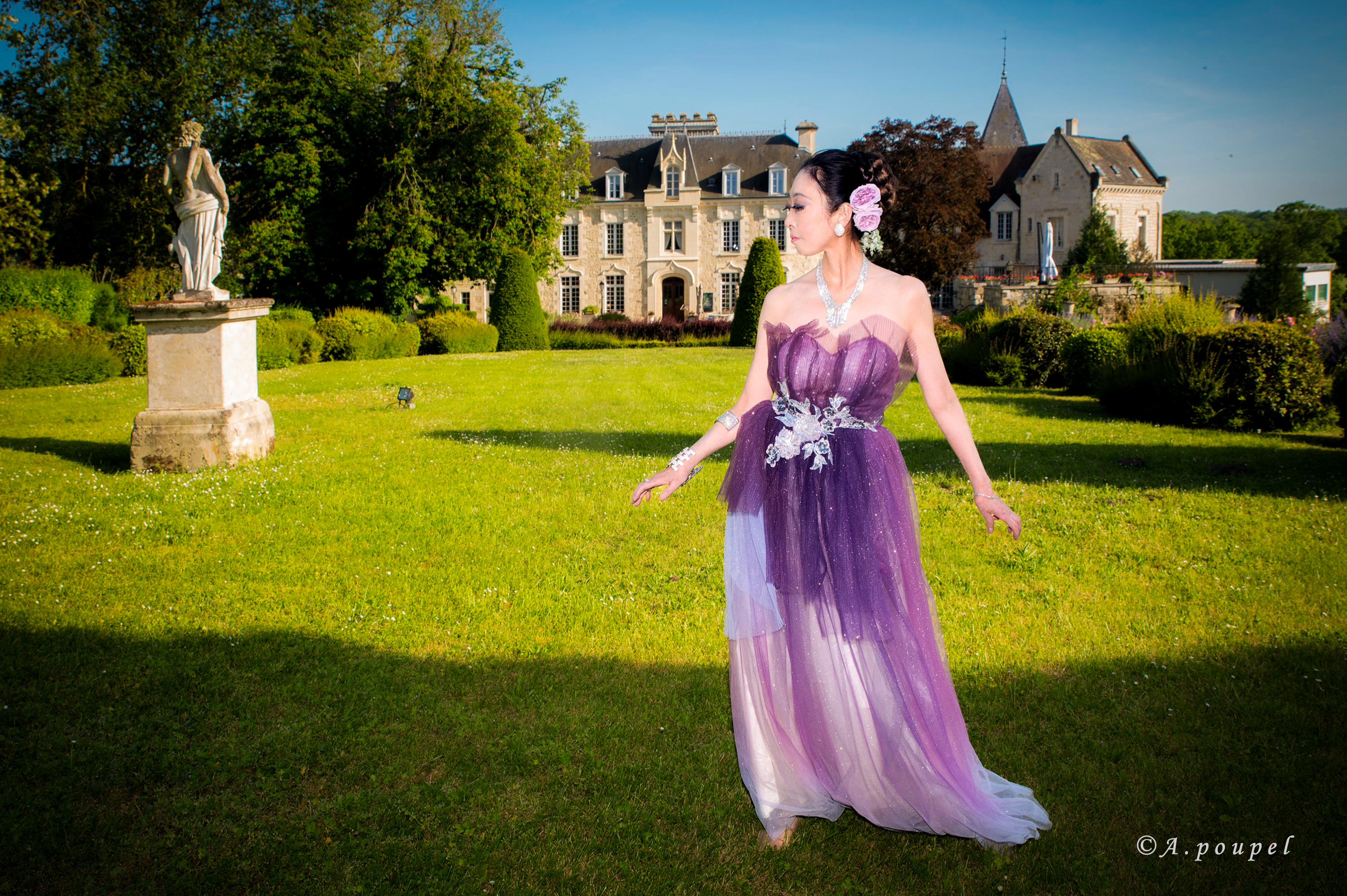 M×N collaboration dress　MN 1004 Purple