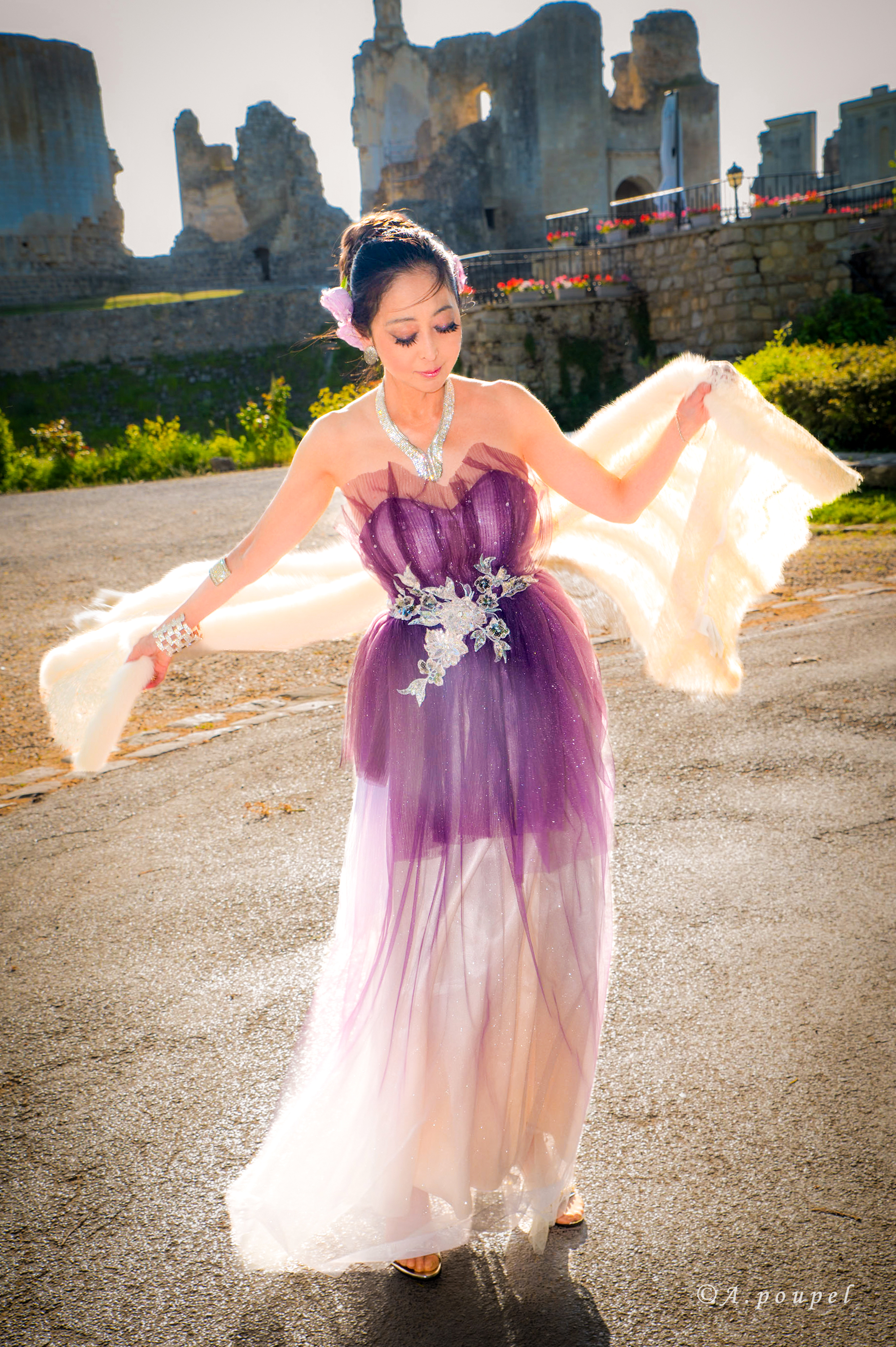 M×N collaboration dress　MN 1004 Purple