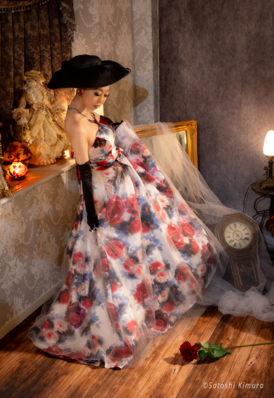 M×N collaboration dress　MN 1006 Flower stalk