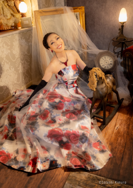 M×N collaboration dress　MN 1006 Flower stalk