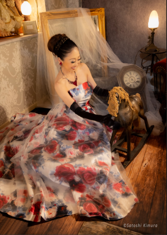 M×N collaboration dress　MN 1006 Flower stalk