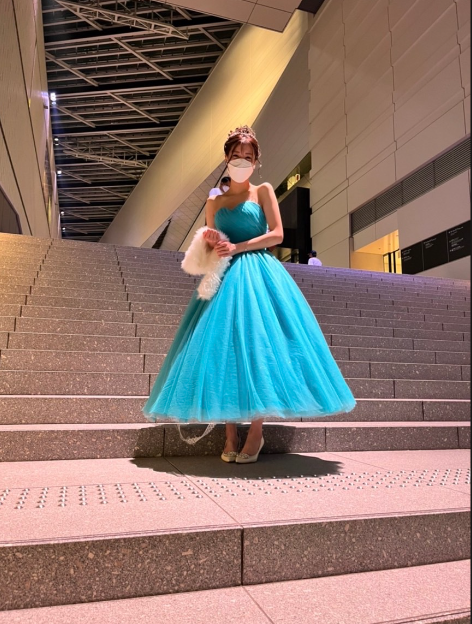 L×N collaboration dress　LN 1002 ティファニーブルー