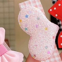 Children's Floral Velcro Hairband with Bow & Daisies