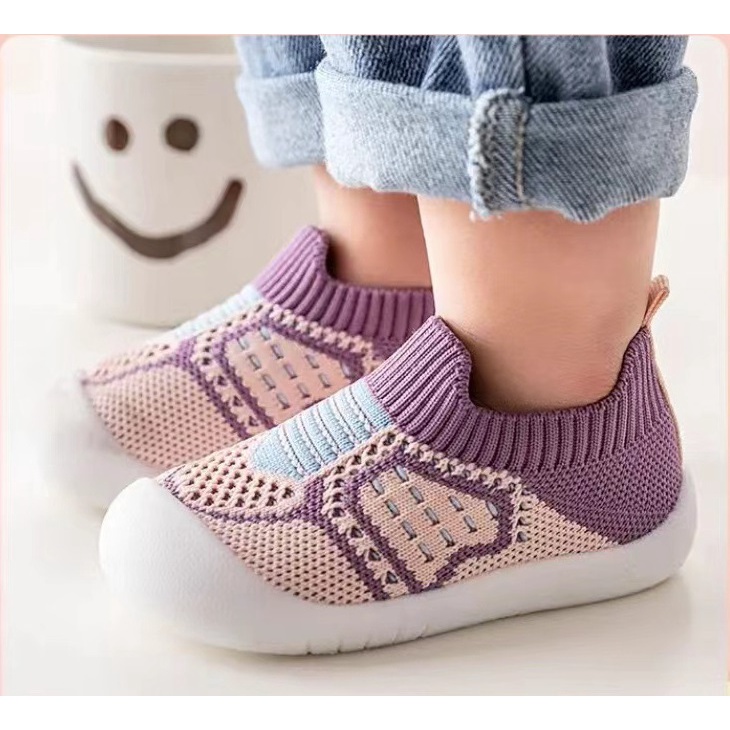 Toddler Anti kick shoes baby shoes socks soft bottom non-slip 0-1-3 years