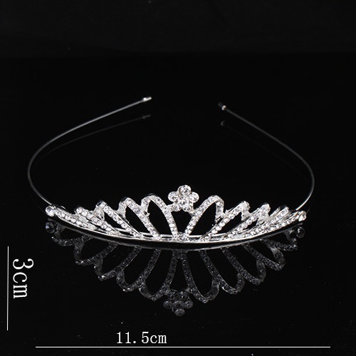 Korean Hair Tiara children's hair accessories dance crown headband  rhinestone headband crown