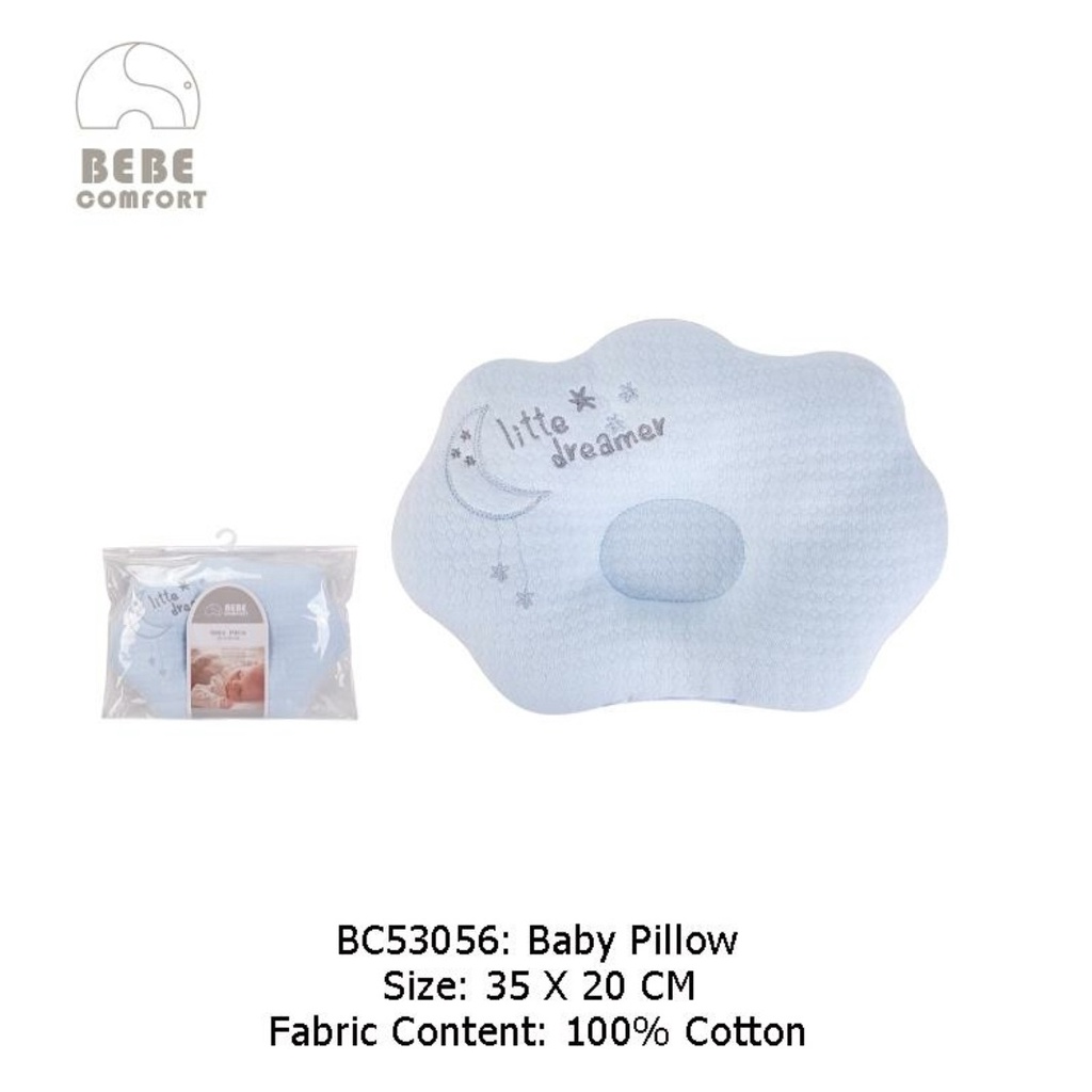 Baby PillowBaby / Infant Pillow ⭐ Ergonomically Design Flat Head Prevention 100% Cotton