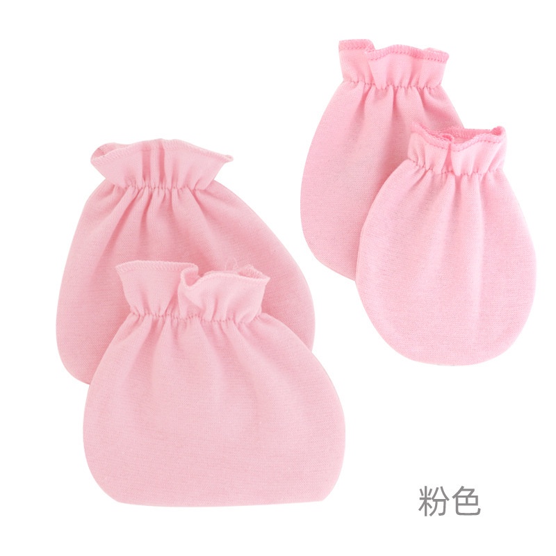 Newborn hand mitten and booties foot cover baby anti-scratch gloves foot cover