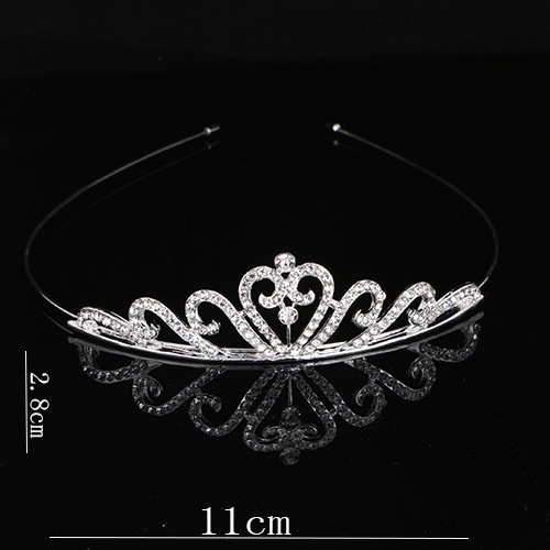 Korean Hair Tiara children's hair accessories dance crown headband  rhinestone headband crown