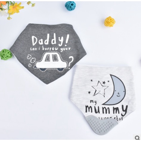 Baby Teether bibs 2pcs/set