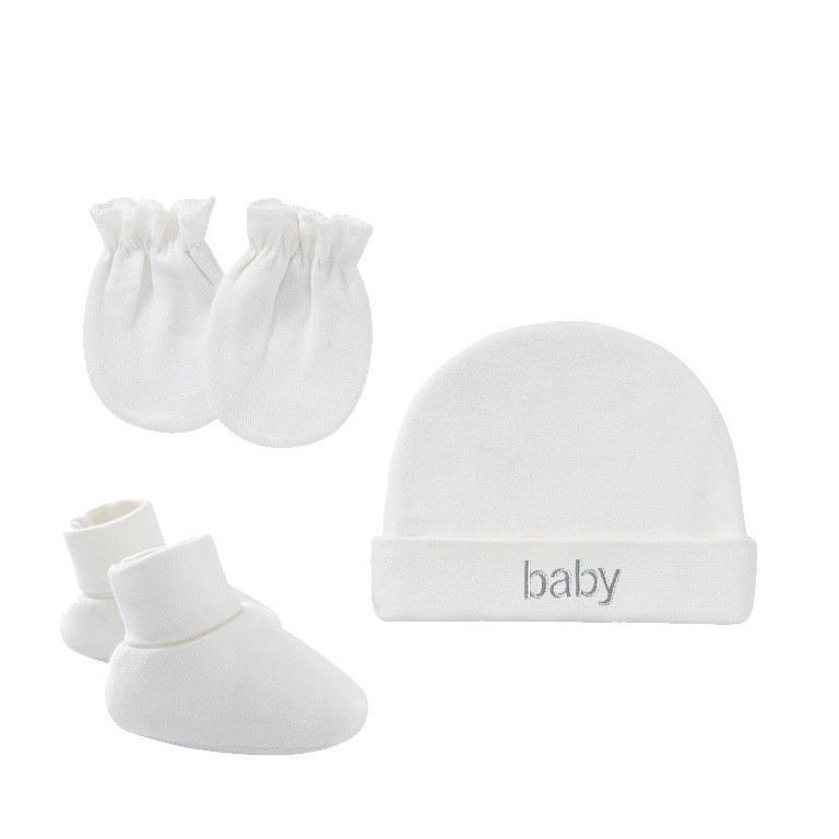 Baby Mitten+Hat+Booties 3set/pkt