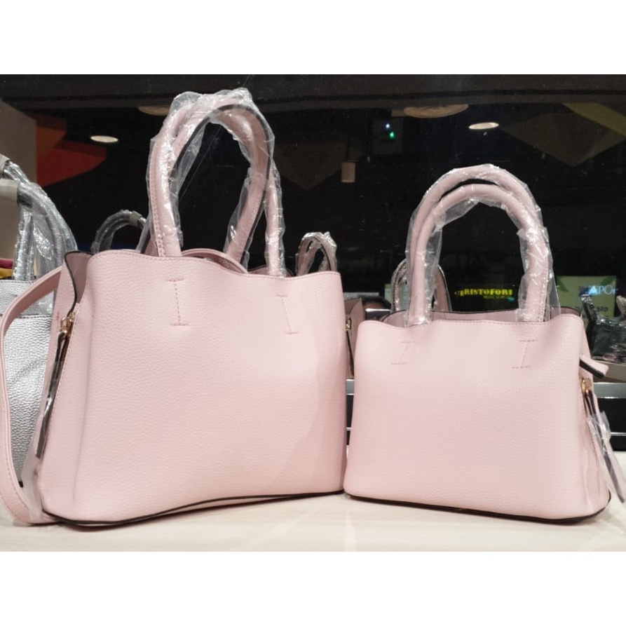 Cowhide Leather Elegant Ladies Handbag Buy 1 Get 1 Free
