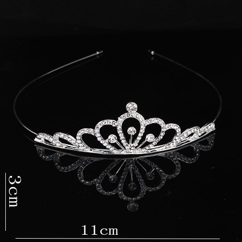 Korean Hair Tiara children's hair accessories dance crown headband  rhinestone headband crown