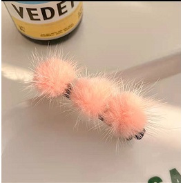 Korean Winter Furball Hair Clip