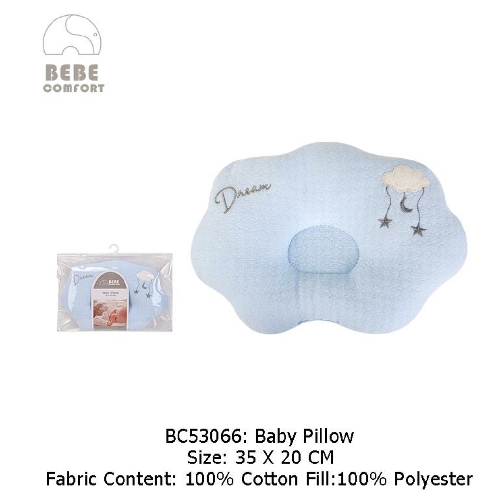 Baby PillowBaby / Infant Pillow ⭐ Ergonomically Design Flat Head Prevention 100% Cotton