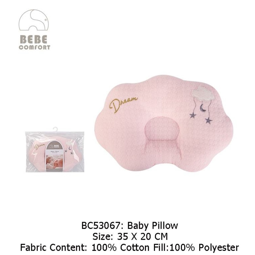 Baby PillowBaby / Infant Pillow ⭐ Ergonomically Design Flat Head Prevention 100% Cotton