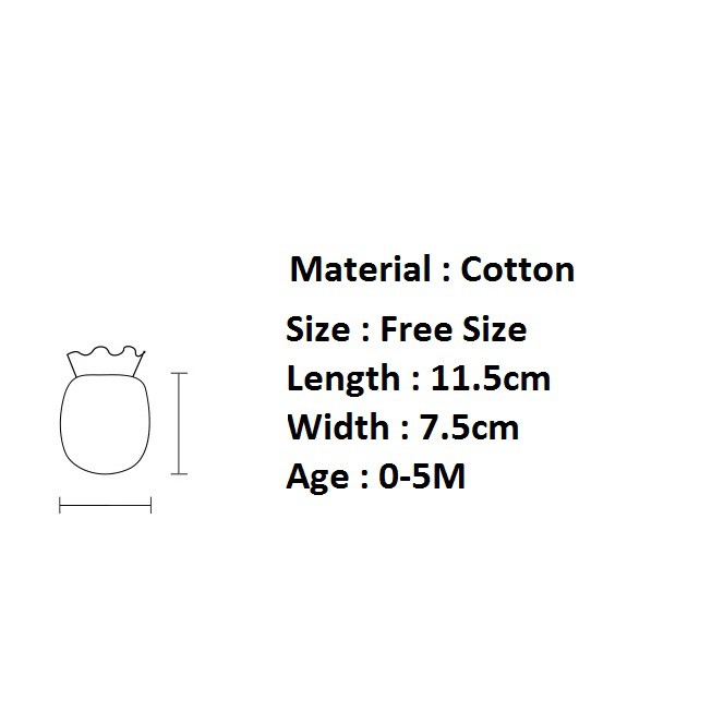 Baby Mittens 3 for $5