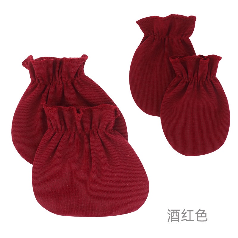 Newborn hand mitten and booties foot cover baby anti-scratch gloves foot cover