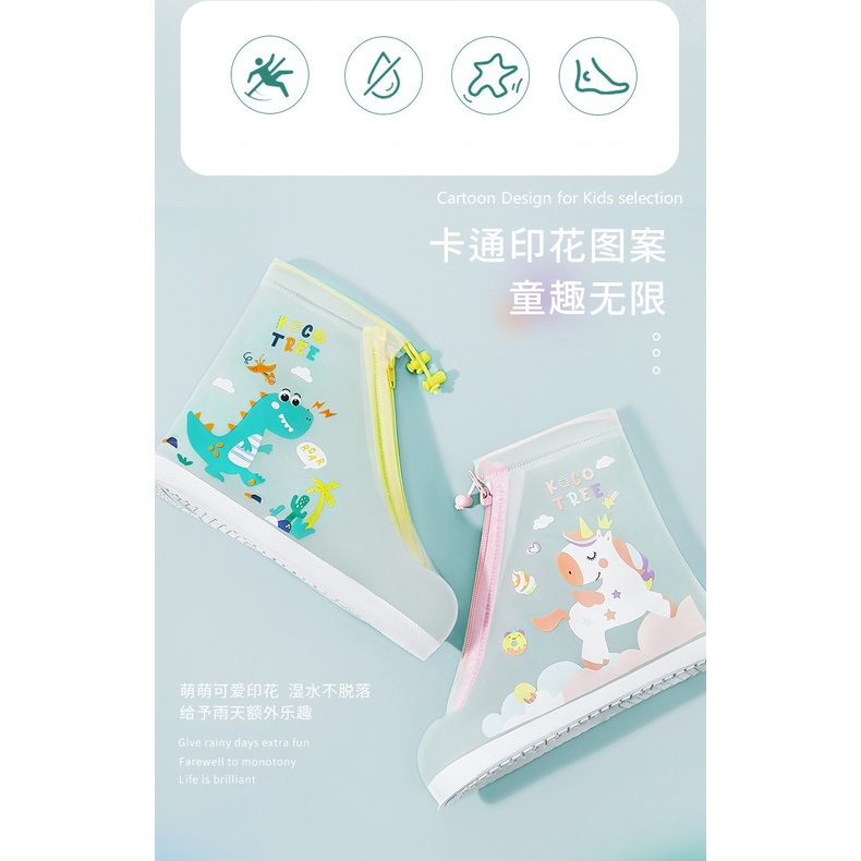 Kids' Waterproof Rain Boots