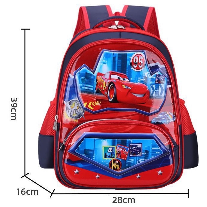 Children's schoolbag primary school students 2-5 grade cartoon backpack climbing stairs six-wheeled trolley
