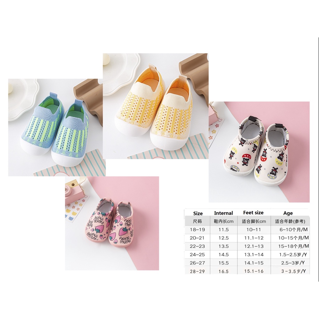 Toddler Anti kick shoes baby shoes socks soft bottom non-slip 0-1-3 years