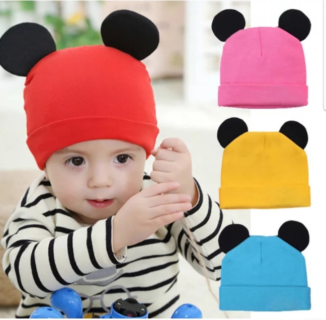 Mickey Beanie Hat Stretchable
