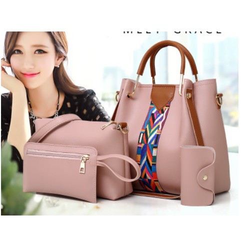Buy 1 +3 Free Elegant Fashion Ladies Handbag