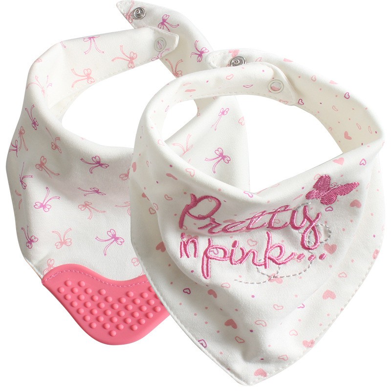 Baby Teether bibs 2pcs/set