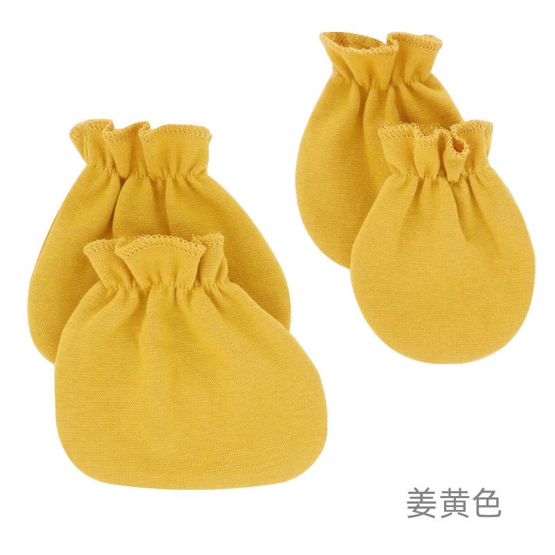 Newborn hand mitten and booties foot cover baby anti-scratch gloves foot cover