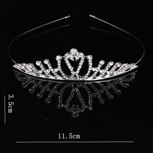 Korean Hair Tiara children's hair accessories dance crown headband  rhinestone headband crown