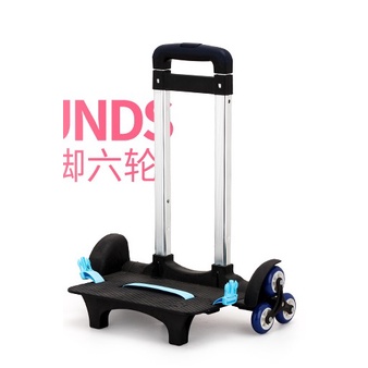 Children's schoolbag primary school students 2-5 grade cartoon backpack climbing stairs six-wheeled trolley