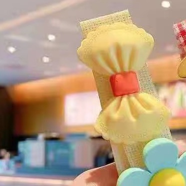 Children's Floral Velcro Hairband with Bow & Daisies