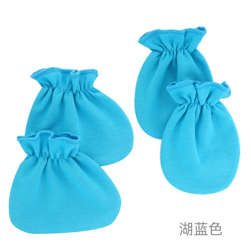 Newborn hand mitten and booties foot cover baby anti-scratch gloves foot cover
