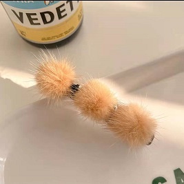 Korean Winter Furball Hair Clip