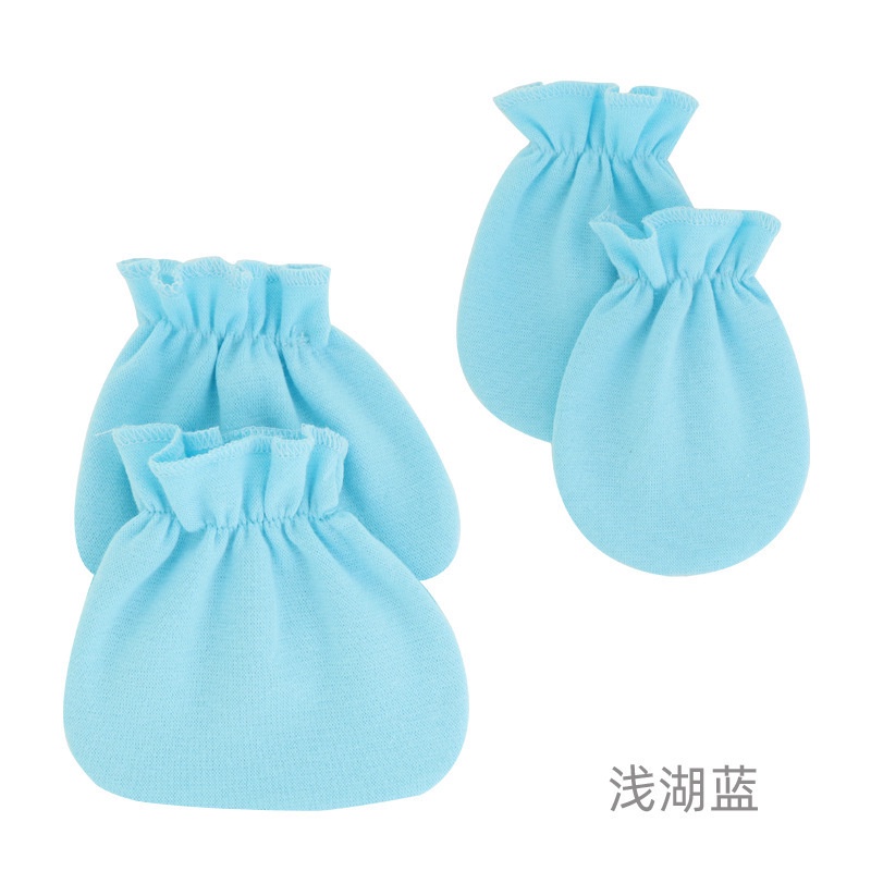 Newborn hand mitten and booties foot cover baby anti-scratch gloves foot cover