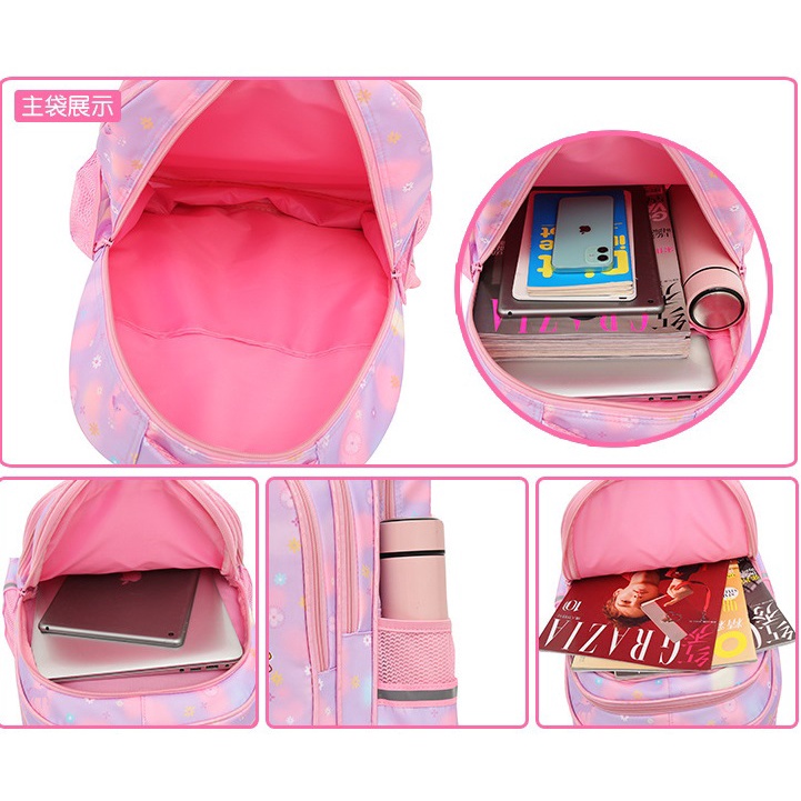 Waterproof Lightweight Backpack for Lower Primary Students