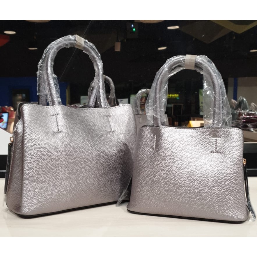 Cowhide Leather Elegant Ladies Handbag Buy 1 Get 1 Free