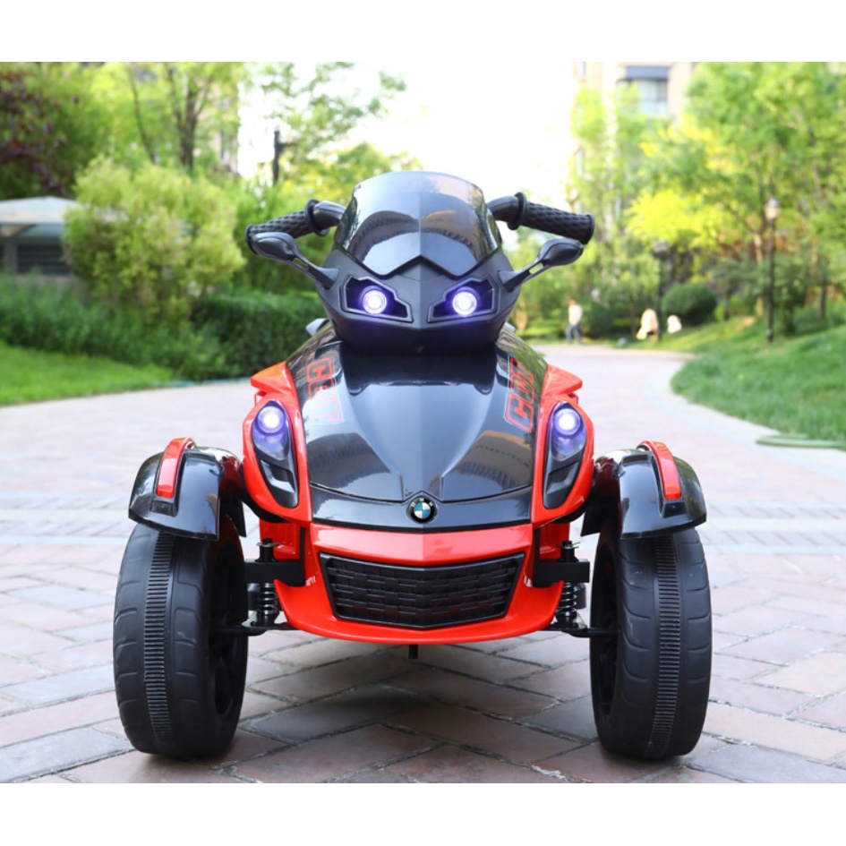 Kids’ Electric 3-Wheel Motorcycle – Remote Control, Dual Drive