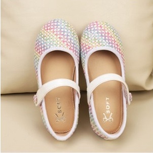 Girls leather 2022 Korean  fashion and comfortable breathable princess shoes