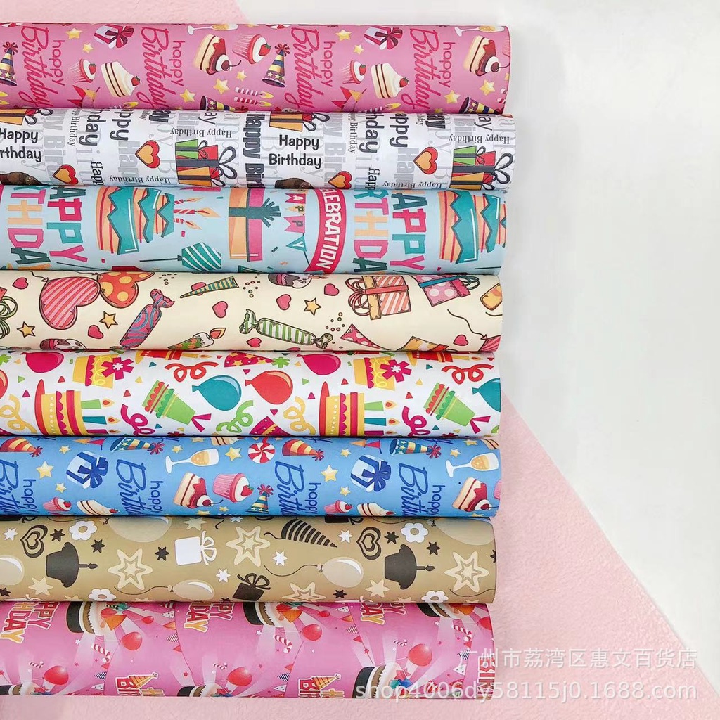 Ready Stock New Design New Stock Gift Paper for Any Occassion Wrapping Present Birthday Christmas