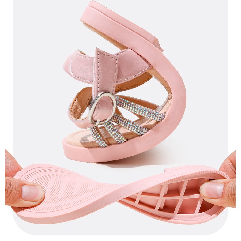 Girls leather 2022 Korean  fashion and comfortable breathable princess shoes