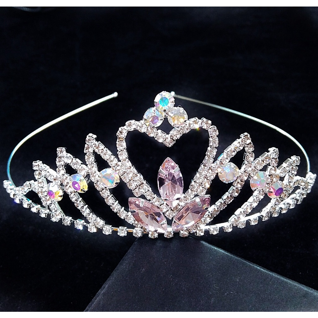 2022 new high-end diamond-encrusted crown glass crystal bridal crown wedding dress headdress