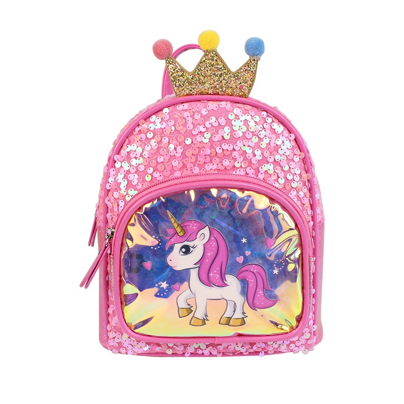 Children's Unicorn Backpack Korea Cute Soft Girl Cartoon School Bag Backpack Girls