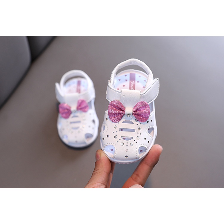 Summer baby soft-soled toddler shoes baby  sandals 0-1-2 one year old 3 girls children princess shoes